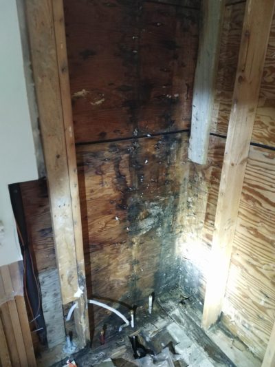 Water Damage from Plumbing Leak | EKAN Home Inspection